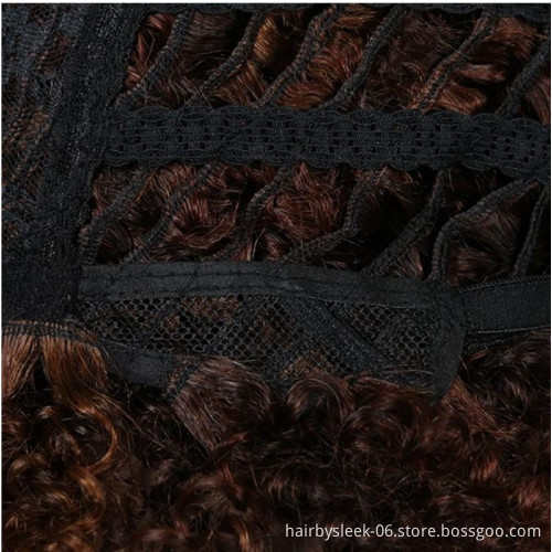 Rebecca Brazilian Wig Short Kinky Curly Virgin Whole Sale For Black Women Short Wigs No Lace Front Natural Color Human Hair Wigs